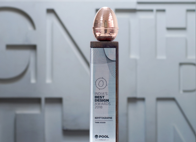 Think Design’s Kryptographe Project Wins India’s Best Design Award