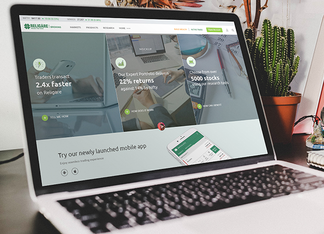 New and Refreshed Religare Securities online trading portal, launched