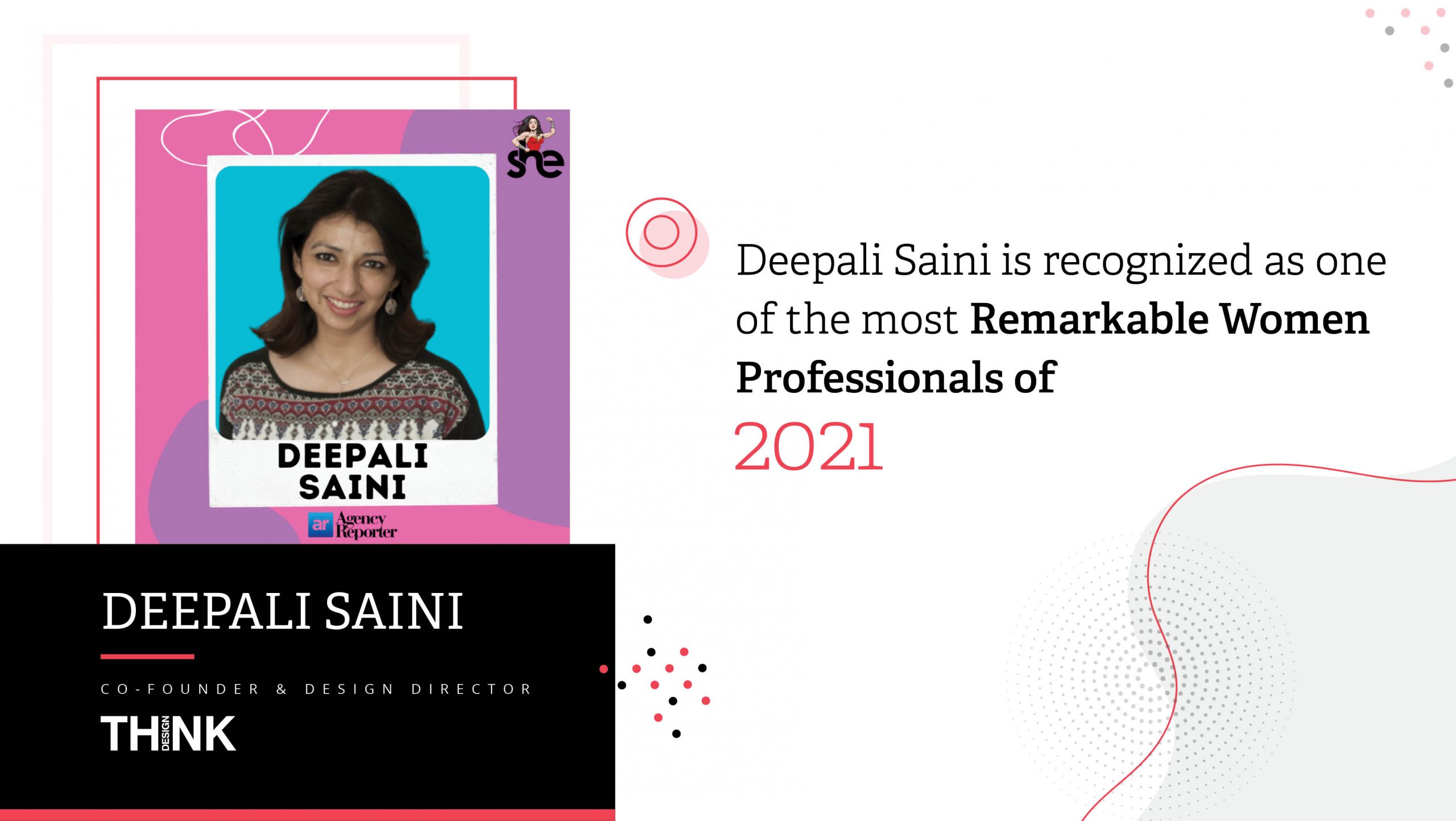 Deepali Saini: Recognized as Remarkable Women Professional 2021