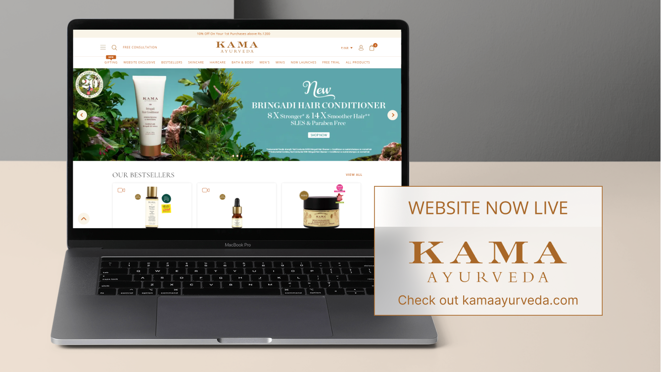Launched: Kama Ayurveda Website